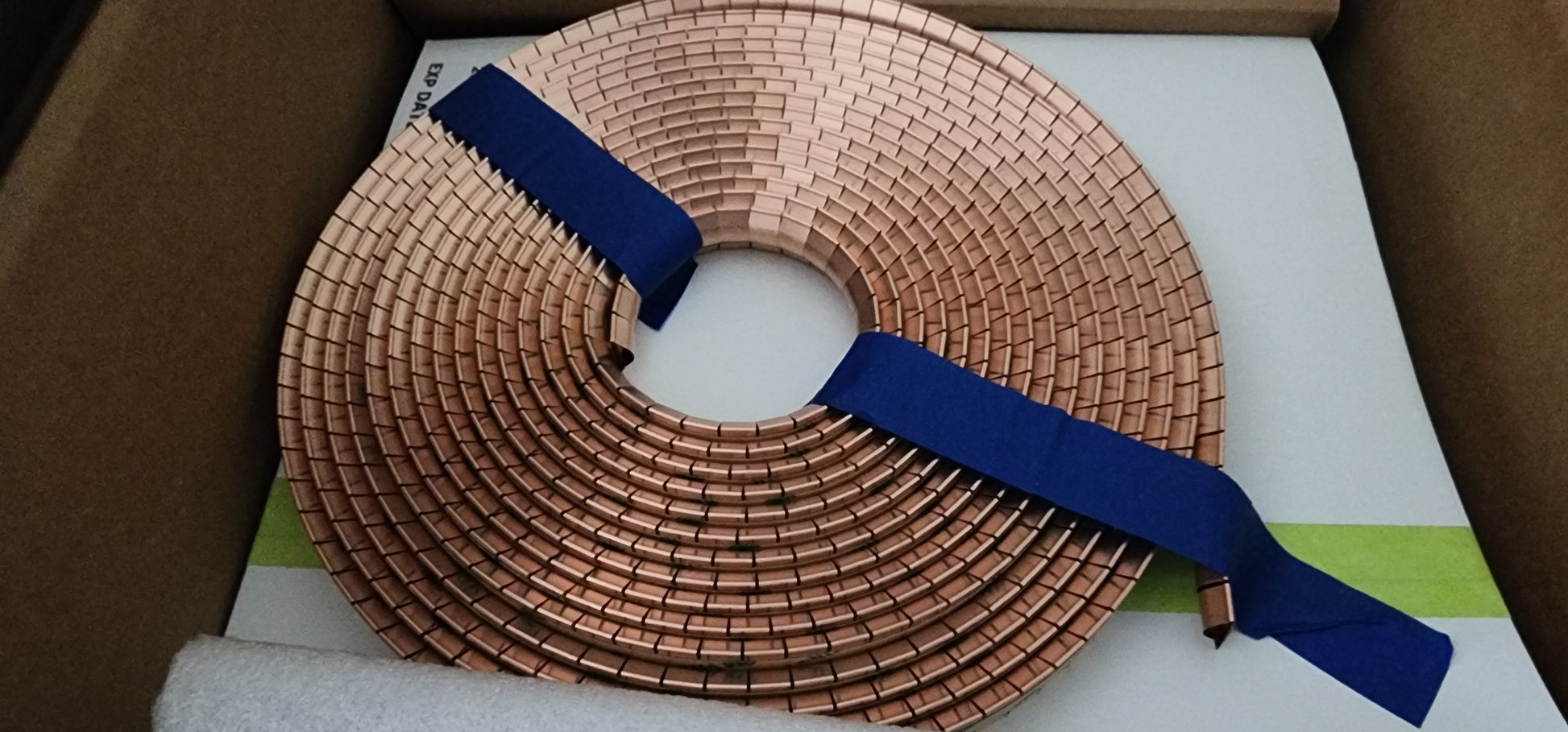 8 Feet of Beryllium-Copper Gasket - BeCu gaskets can get damaged.  They can be cut and replaced easily as long as you have replacement gasket material.