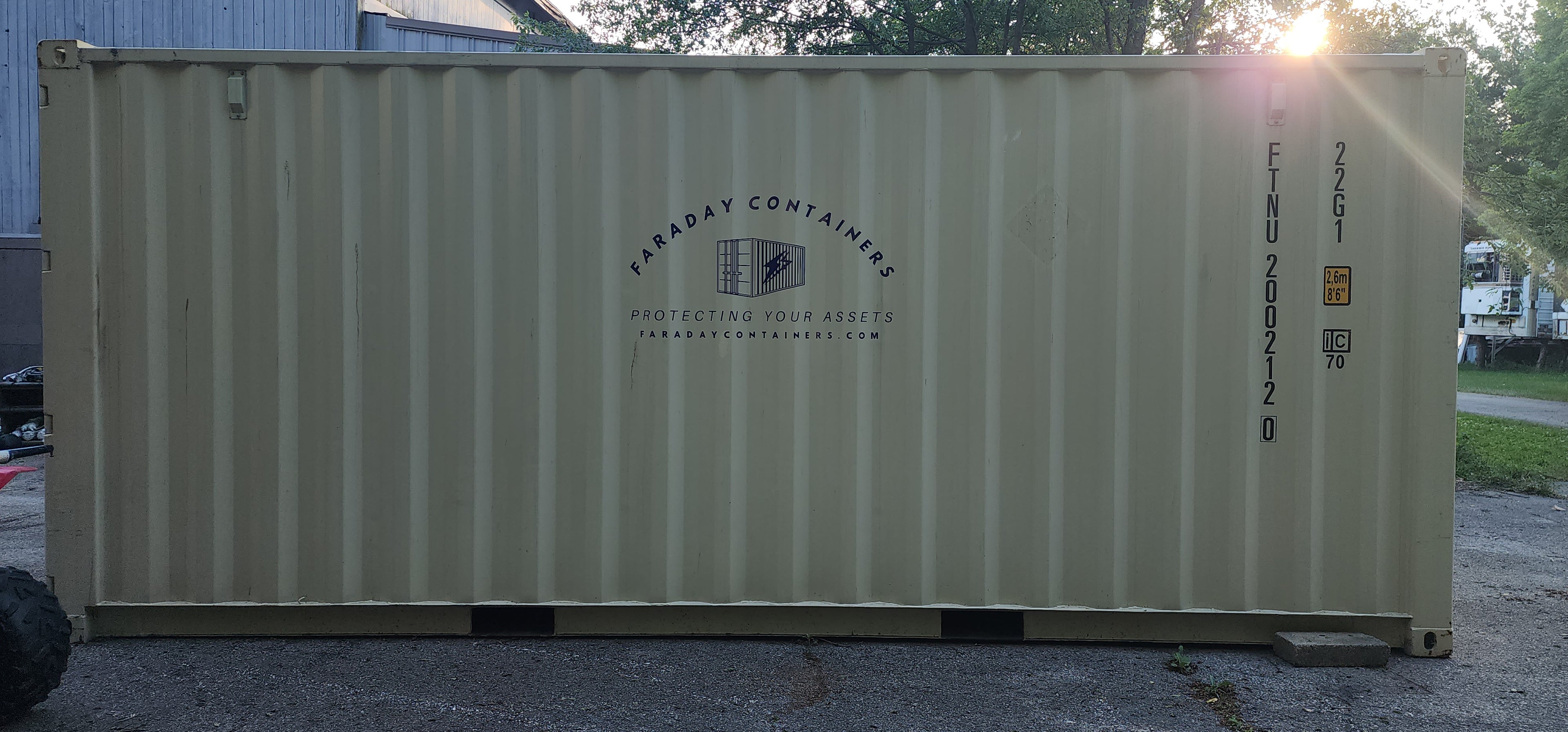 20'-Ft.  Faraday Container