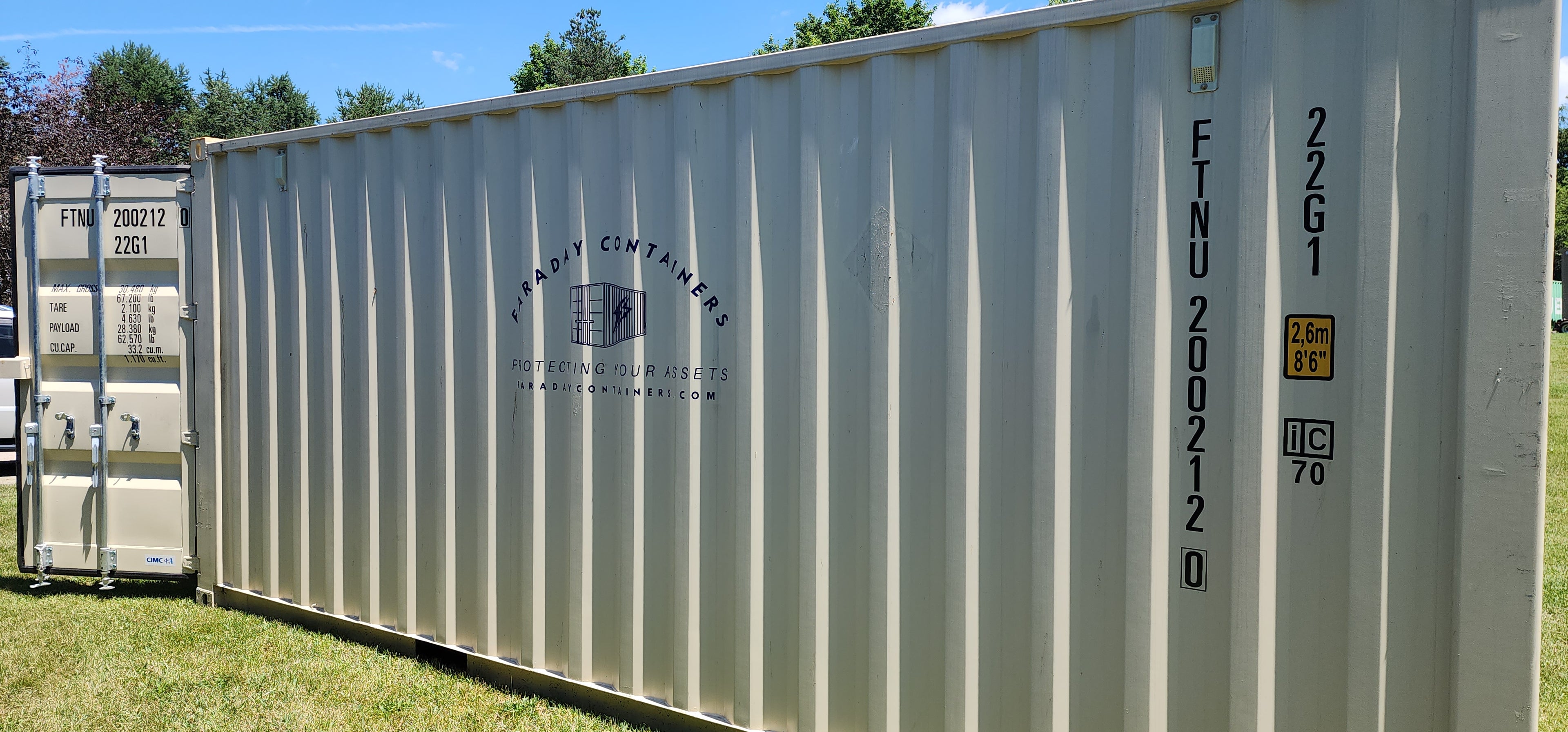 20'-Ft.  Faraday Container