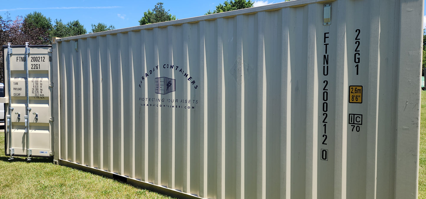 20-Foot Faraday Shipping Container